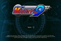 Mighty No. 9 Title Screen